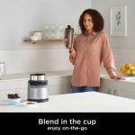 Ninja BN500UK Motorised Compace Blender with Auto-iQ - Dark Grey