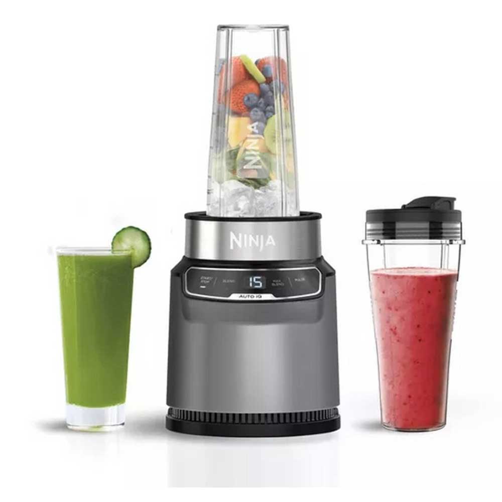 Ninja BN500UK Motorised Compace Blender with Auto-iQ - Dark Grey