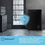 Fridgemaster MCF96EB 95 Litre Freestanding Chest Freezer - Black