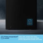 Fridgemaster MCF96EB 95 Litre Freestanding Chest Freezer - Black