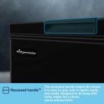 Fridgemaster MCF96EB 95 Litre Freestanding Chest Freezer - Black