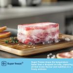 Fridgemaster MS91558DES 91.1cm 60/40 Total No Frost American Fridge Freezer - Silver