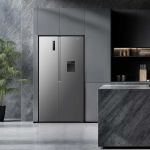 Fridgemaster MS91558DES 91.1cm 60/40 Total No Frost American Fridge Freezer - Silver