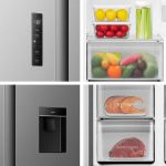 Fridgemaster MS91558DES 91.1cm 60/40 Total No Frost American Fridge Freezer - Silver