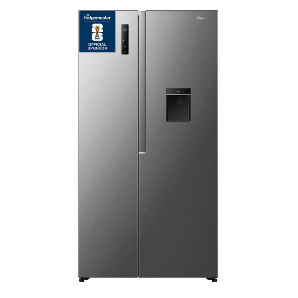 Fridgemaster MS91558DES 91.1cm 60/40 Total No Frost American Fridge Freezer - Silver