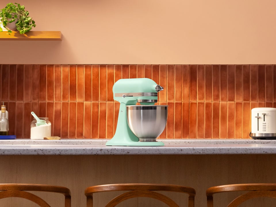 KitchenAid colour of the year 2026 Spearmint - 195 stand mixer at Gerald Giles