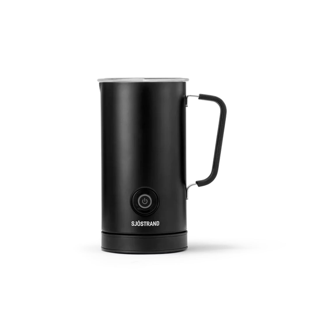Sjostrand milk frother finished in black