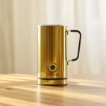 Sjostrand milk frother in brass
