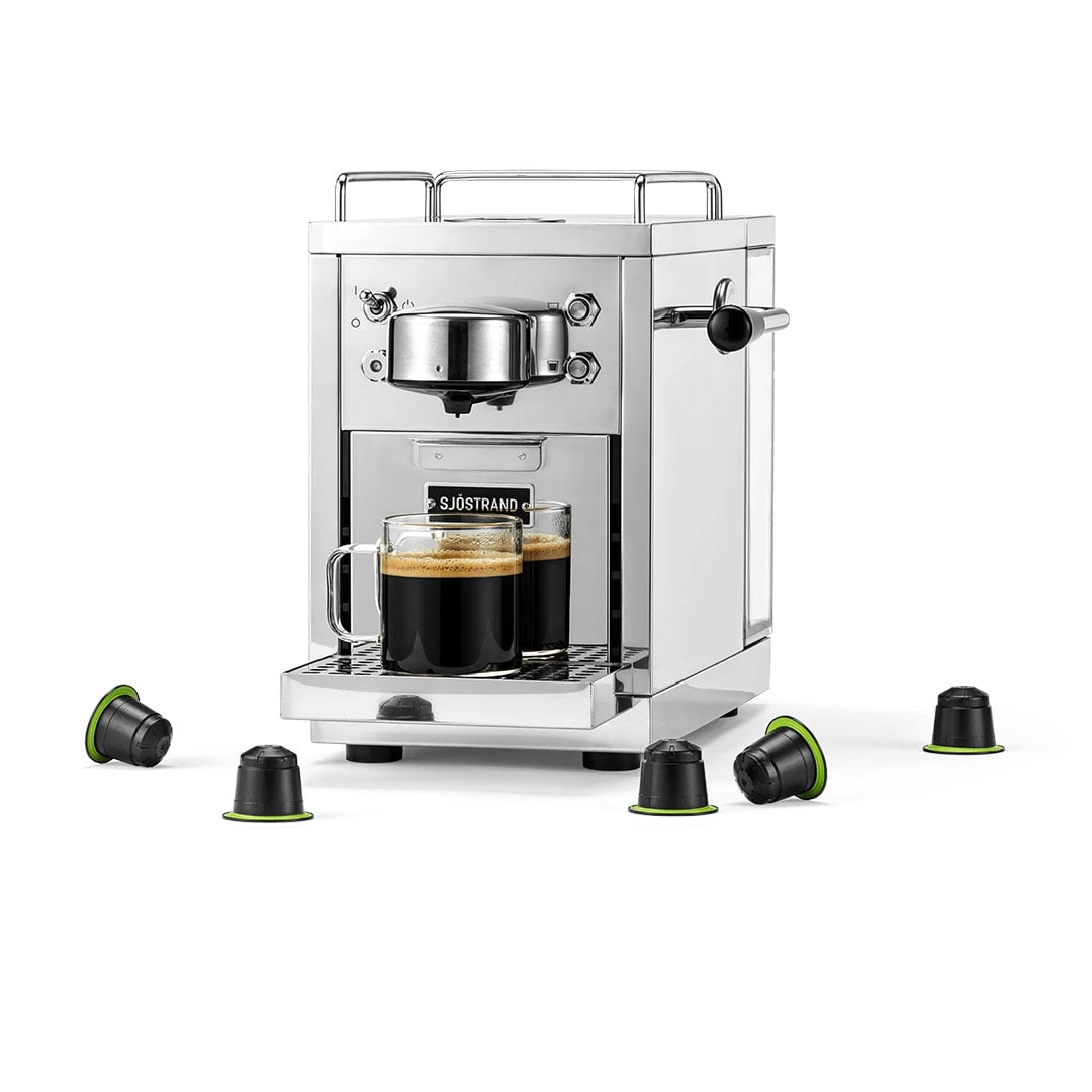 The original Sjostrand pod coffee machine