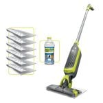 Shark VM200UK VacMop Cordless 2-in-1 Vacuum Mop with Targeted Spray - 9min 30sec Run Time - Charcoal Grey