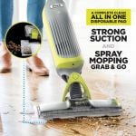 Shark VM200UK VacMop Cordless 2-in-1 Vacuum Mop with Targeted Spray - 9min 30sec Run Time - Charcoal Grey