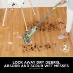 Shark VM200UK VacMop Cordless 2-in-1 Vacuum Mop with Targeted Spray - 9min 30sec Run Time - Charcoal Grey