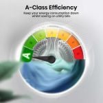 Hisense WF3S1043BW3 10.5kg 1400 Spin Washing Machine - White