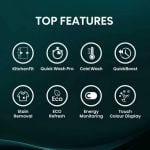 Hisense WF5I9043BWFS 9kg Load 1400 Spin Washing Machine - White