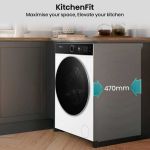 Hisense WF5I9043BWFS 9kg Load 1400 Spin Washing Machine - White