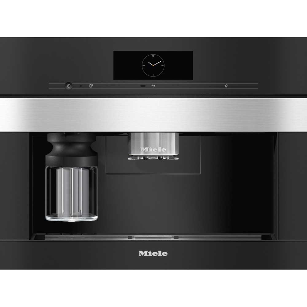 Miele CVA7840 Clean Steel Built-In Coffee Machine