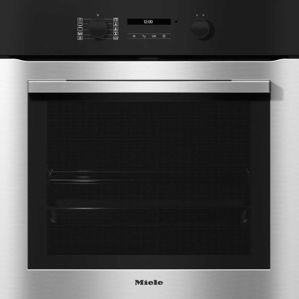 Miele ContourLine H2761BP Clean Steel Built-In Pyrolytic Single Oven