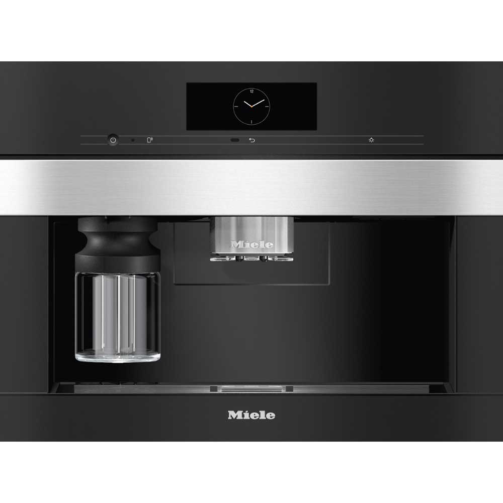 Miele CVA7845 Clean Steel Built-In Coffee Machine
