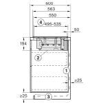 Miele KMDA7272-1FR 80cm Wide Venting Hob - Black