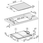 Miele KM7363FL 60cm Black Induction Hob