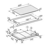 Miele KM7678FL-FS 80cm Wide Wi-fi Connect Induction Hob - Black