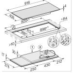 Miele KM7684FL 92cm 4Zone Induction Hob - Black
