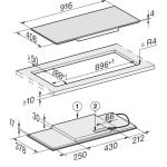 Miele KM7684FL 92cm 4Zone Induction Hob - Black