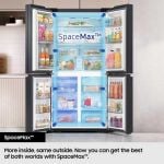 Samsung RF24BB620ES9EU 90.8cm Total No Frost American Fridge Freezer - Refined Inox