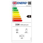Hisense RB327N4WCE 50/50 Total No Frost Fridge Freezer - Stainless Steel