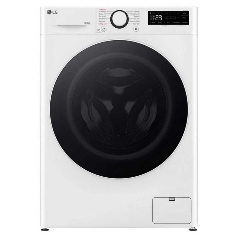 LG FWY706WWTN1 Washing Load 10kg Drying Load 6kg Spin 1400 Washer Dryer - White