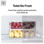 LG GBBS524CEV 59.7cm Frost Free Fridge Freezer - Essence Black Steel