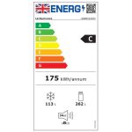 LG GBBS524CEV 59.7cm Frost Free Fridge Freezer - Essence Black Steel