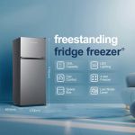 Fridgemaster MTM48120ES 70/30 Fridge Freezer - Silver