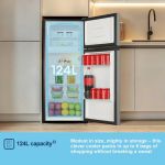 Fridgemaster MTM48120ES 70/30 Fridge Freezer - Silver