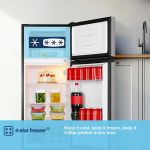 Fridgemaster MTM48120ES 70/30 Fridge Freezer - Silver