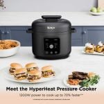 Ninja PC201UK HyperHeat 9-in-1 Pressure and Rice Cooker - Grey/Black