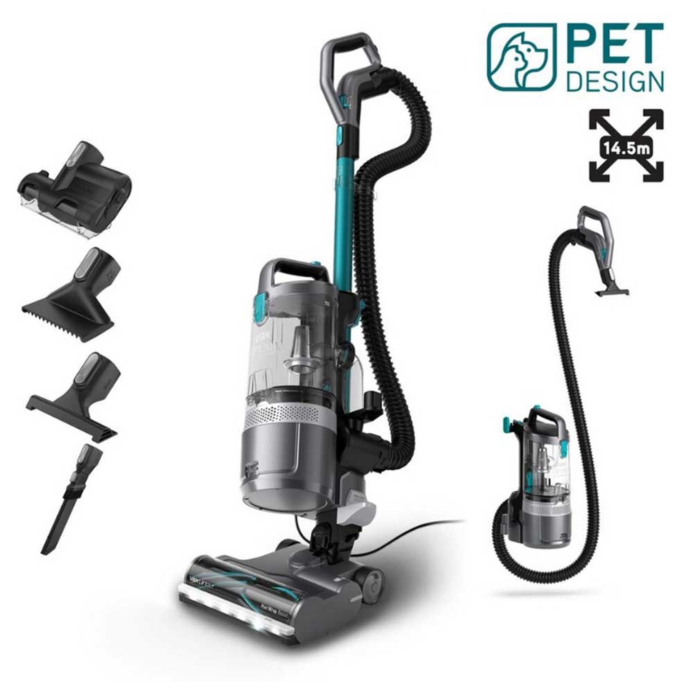 Vax CDUP-LORP LiftOut Reach Pet-Design Upright Vacuum Cleaner - Graphite/Teal