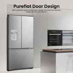 Hisense RF815N4SESE Total No Frost Plumbed American Fridge Freezer - Silver