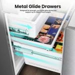 Hisense RF815N4SESE Total No Frost Plumbed American Fridge Freezer - Silver