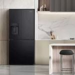 Hisense RQ5P470SYFD Total No Frost American Fridge Freezer - Black