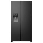 Hisense RS5P528STBE PureFlat Total No Frost American Side by Side Fridge Freezer - Black