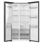 Hisense RS5P528STBE PureFlat Total No Frost American Side by Side Fridge Freezer - Black
