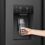 Hisense RS5P528STBE PureFlat Total No Frost American Side by Side Fridge Freezer - Black