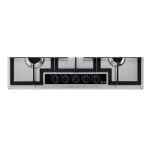 AEG HGB75420YM 75cm Gas Hob - 5 Cooking Zones - Stainless Steel