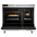 Fisher & Paykel Series 7 OR90L7DBGFX2 Dual Fuel Range Cooker with Gas Hob