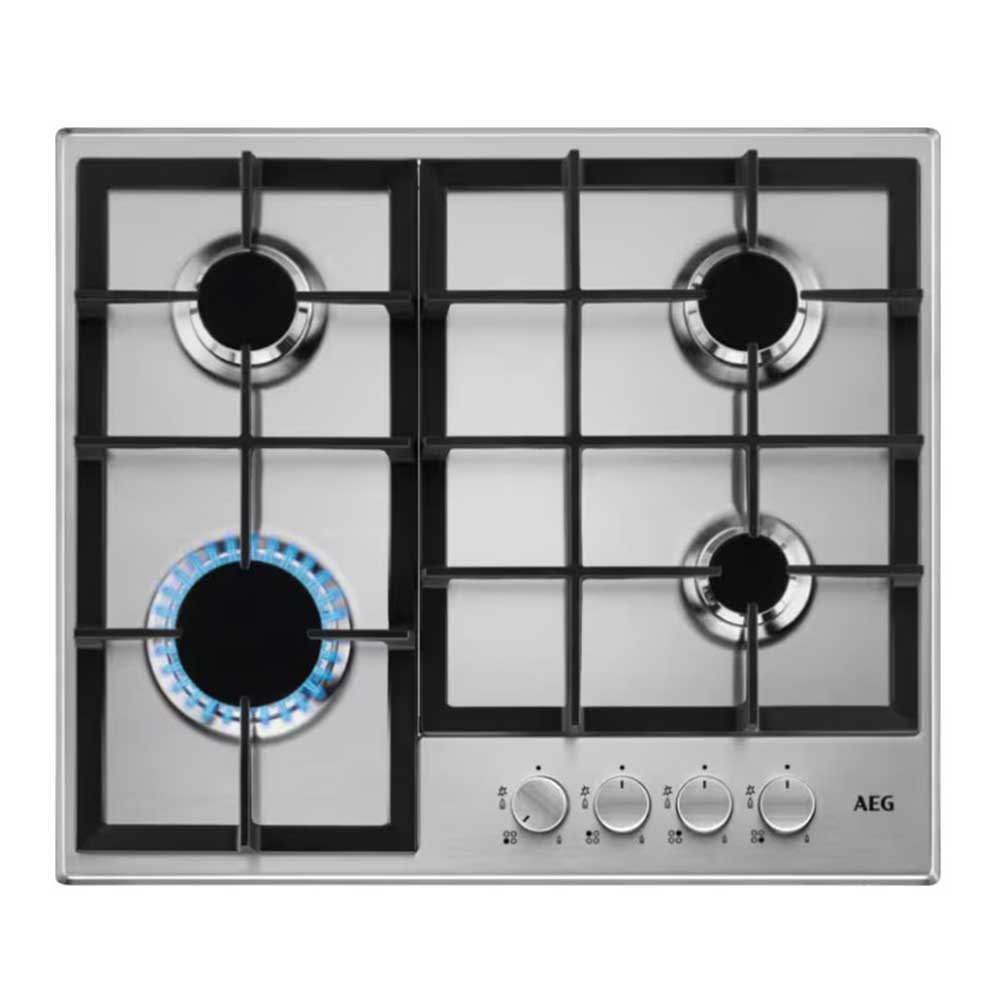 AEG HGE64200SM 3000 Slimline 60cm Gas Hob - Stainless Steel