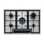 AEG HGB75420YM 75cm Gas Hob - 5 Cooking Zones - Stainless Steel