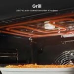 Hisense HDCEC5C10B 50cm Double Oven Electric Cooker with Caeramic Hob - Black