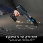 Shark BH102UK Power Boost Pet Handheld Vacuum - 40 minutes run time - Charcoal with Blue