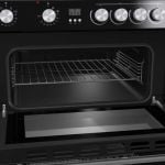 Hisense HDE3211BBUK 60cm Double Oven Electric Cooker with ceramic Hob - Black